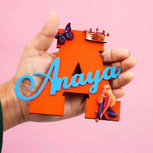 Personalised Mini Name Plate Fridge Magnet
